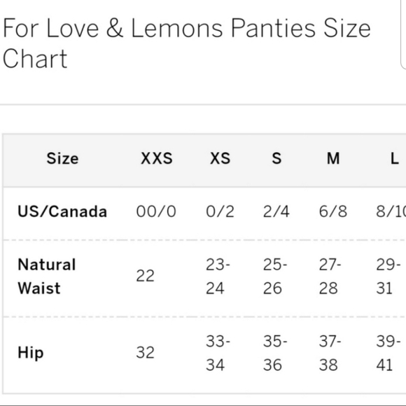 For Love and Lemons After Dark Thong Panty NWT - Picture 4 of 10